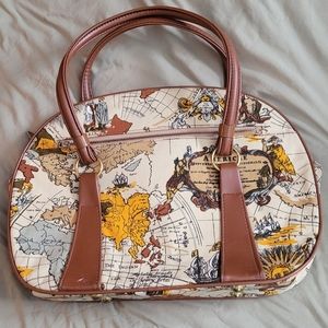 Funky World Map Purse/travel bag